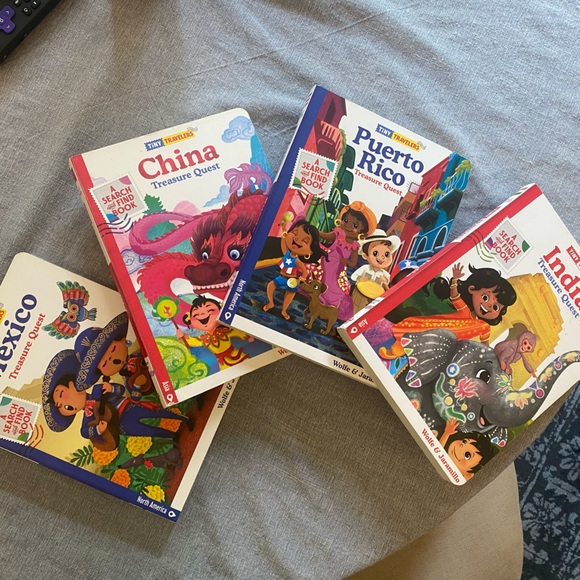 Tiny Travelers activity board books // set of 4 books - Picture 3 of 5